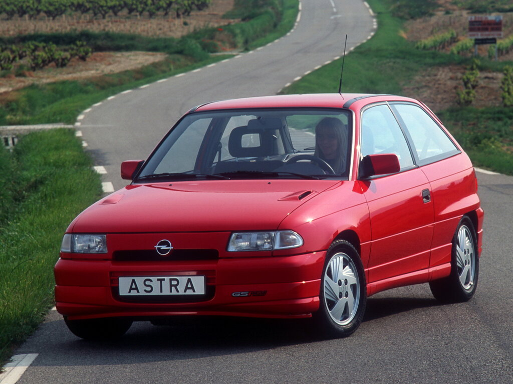 Opel Astra (53,  54) 1 поколение, хэтчбек 3 дв. (08.1991 - 07.1994)